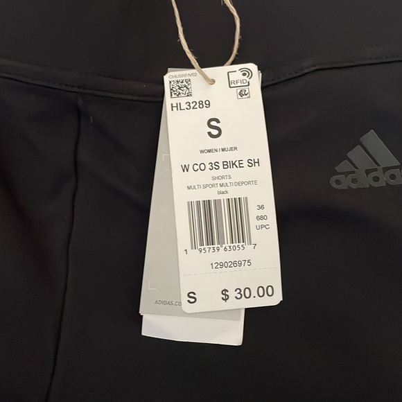 NWT - Adidas Biker Shorts - Picture 4 of 6